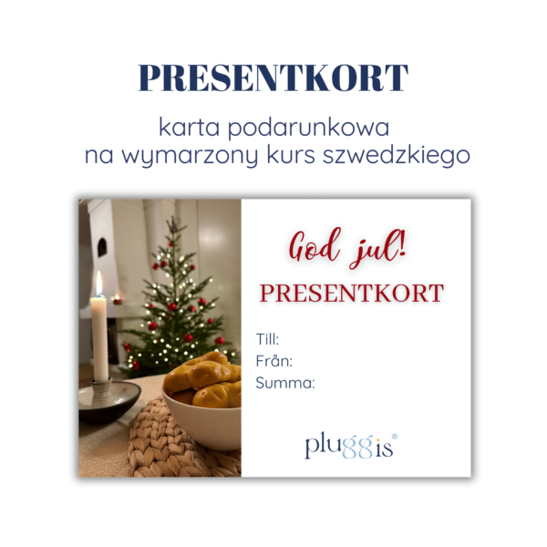 PRESENTKORT karta podarunkowa