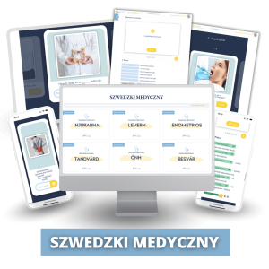 SZWEDZKI MEDYCZNY PLUGGIS Dostęp na zawsze również do nowych lekcji i aktualizacji.