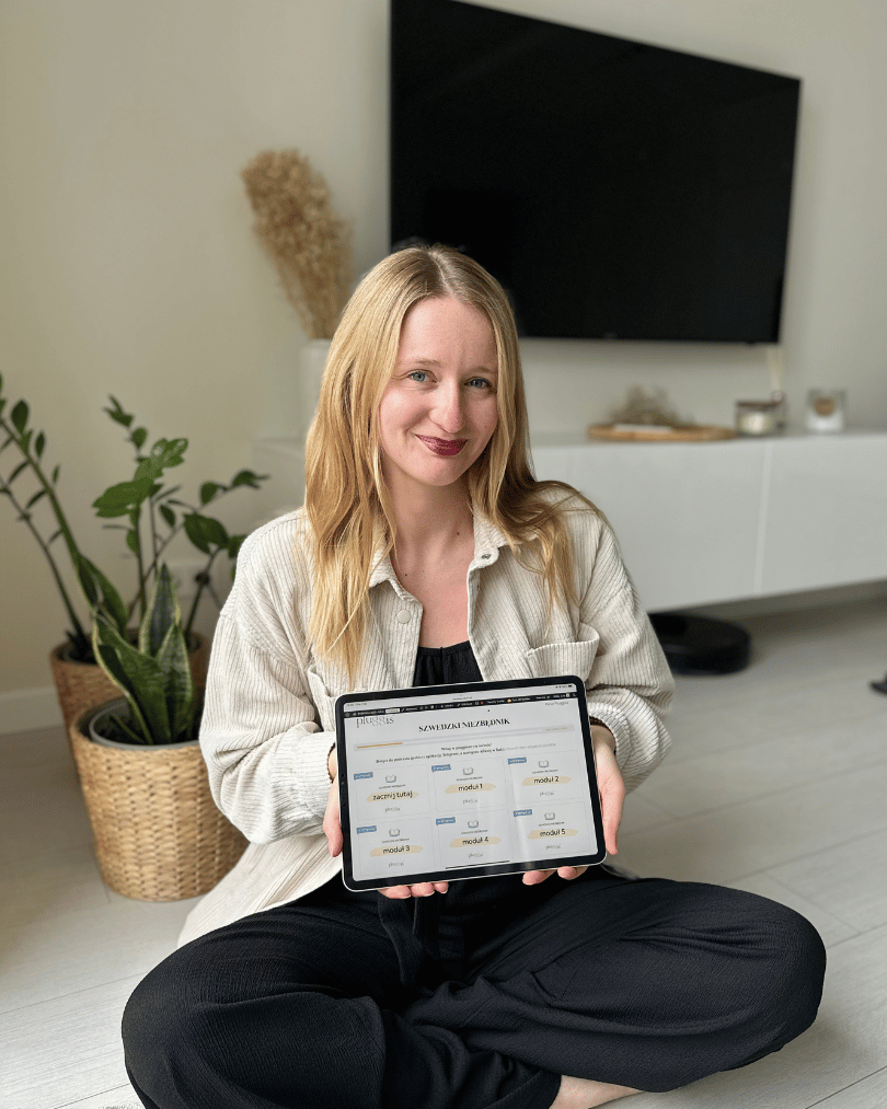 Autorka kursu Szwedzki Niezbędnik – kurs języka szwedzkiego od podstaw do poziomu A2